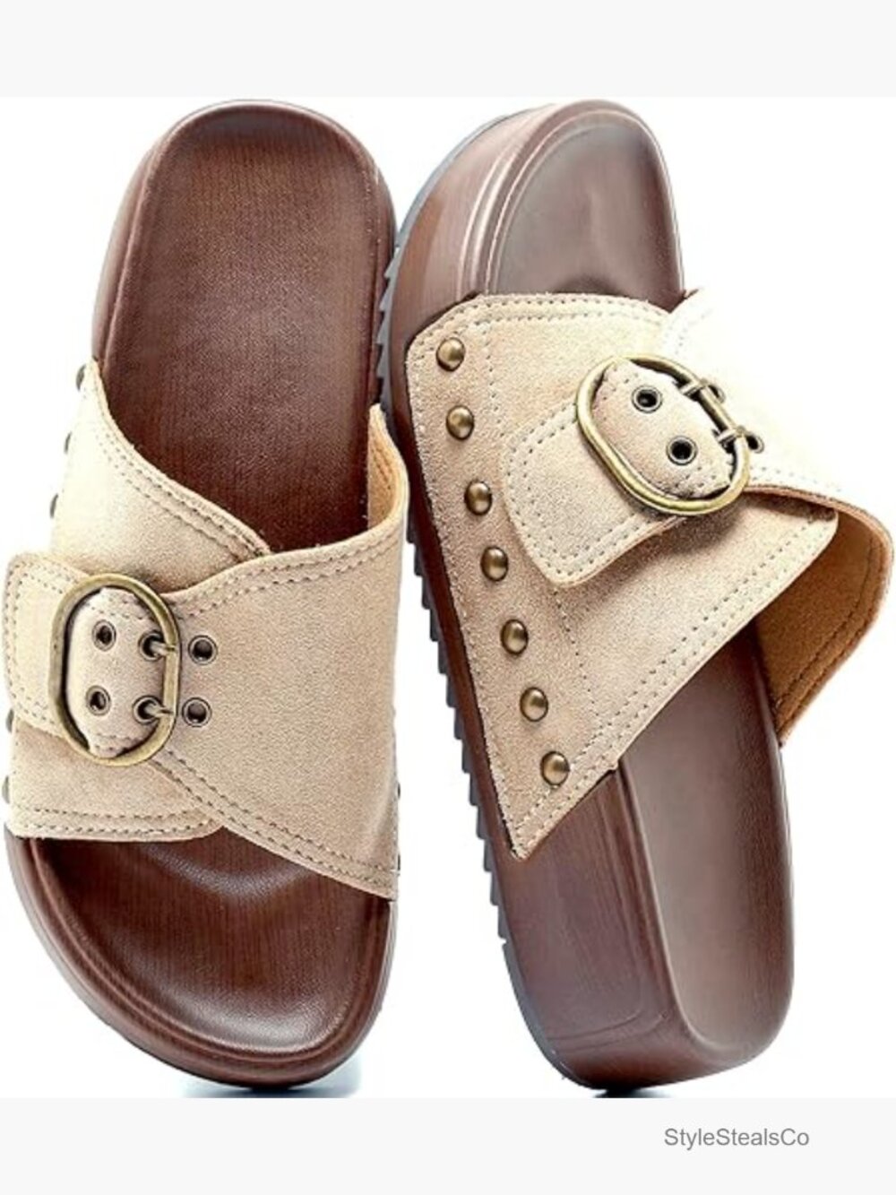 Platform Sandals Womens Comfortable Arch Support Wedge Sandals Adjustable